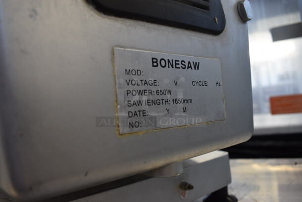 Model J-210 Metal Commercial Countertop Bone Saw Meat Saw. 110 Volts, 1 Phase. 19x19x33. Tested and Working! - Image 8 of 8