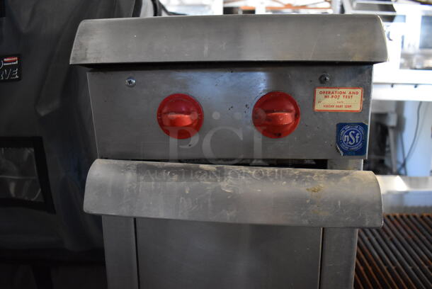 Vulcan Hart Stainless Steel Commercial Electric Powered Flat Top Griddle. 240 Volts, 3 Phase. 12x38x43 - Image 6 of 7