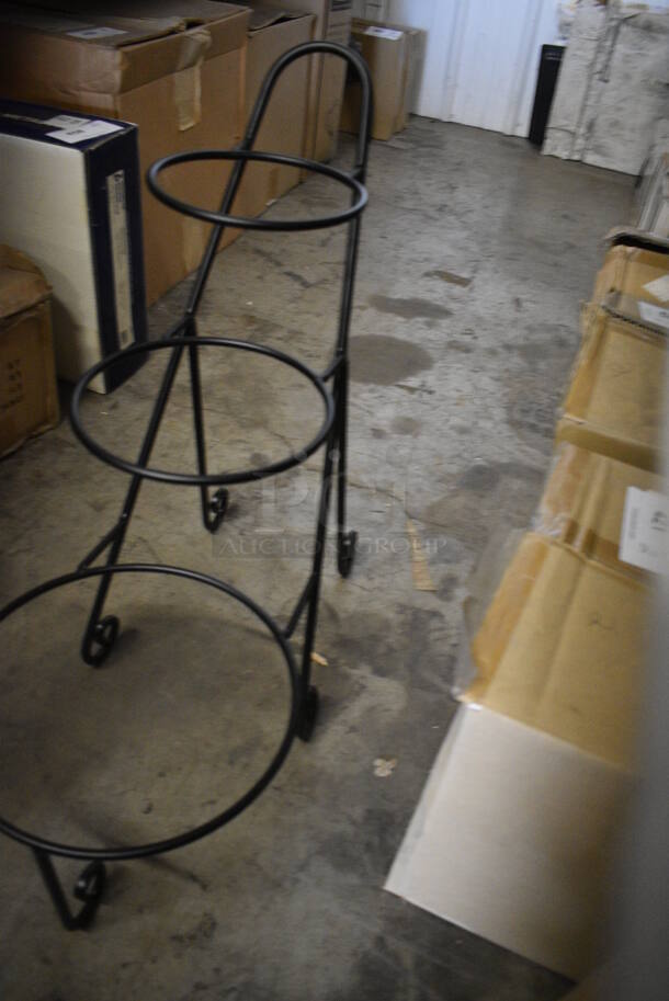 BRAND NEW! Black Metal Countertop 3 Tier Plate Rack. 12x22x24 - Image 2 of 4