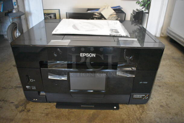 BRAND NEW IN BOX! Epson XP-7100  C491W Countertop Printer. 120 Volts, 1 Phase. 19.5x17.5x10.5