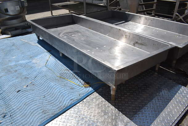 Stainless Steel Ice Bin on Legs. - Image 3 of 6