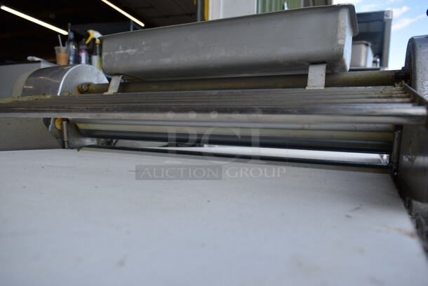 Rondo Seewer S Metal Commercial Floor Style Reversible Dough Sheeter on Commercial Casters. 220-250 Volts, 3 Phase. - Image 10 of 12