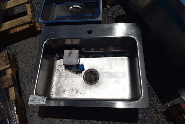 2 BRAND NEW SCRATCH AND DENT! Stainless Steel Single Bay Drop In Sinks. 2 Times Your Bid! - Image 3 of 6