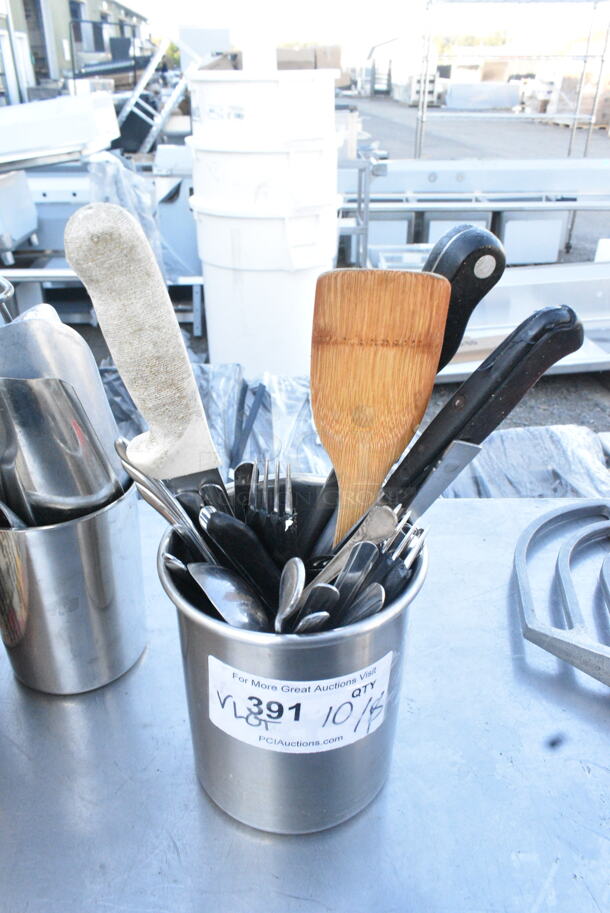 ALL ONE MONEY! Lot of Various Items Including Utensils and Paddle Attachment for Hobart Mixer.  - Image 3 of 5