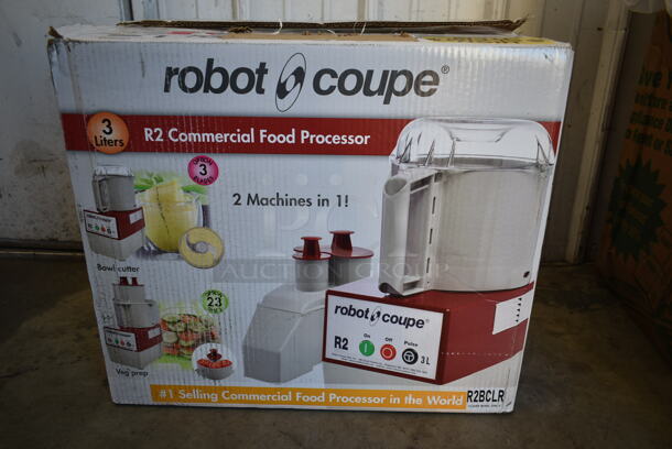 BRAND NEW SCRATCH AND DENT! Robot Coupe R2B Stainless Steel Commercial Countertop Food Processor w/ Lid and S Blade. 120 Volts, 1 Phase. Tested and Working! - Image 2 of 9