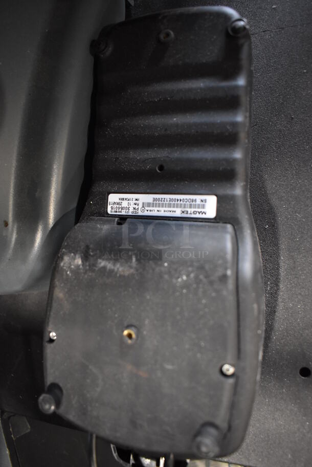 Micros 15" POS Monitor, Epson M129H Receipt Printer, Barcode Scanner, Credit Card Reader and Metal Cash Drawer. - Image 8 of 11