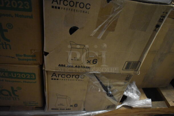 PALLET LOT of 55 BRAND NEW! Boxes Including Almond Heavy Weight Poly Knives, 52101 Micro Twin Bath Tissue Dispenser, Solo Cups, Libbey 5203 11 oz Glass Mugs, Arcoroc Syrup Pourers, Arcoroc Glasses, Solo Teaspoons, Karat Poly Spoons. 55 Times Your Bid! - Image 12 of 12