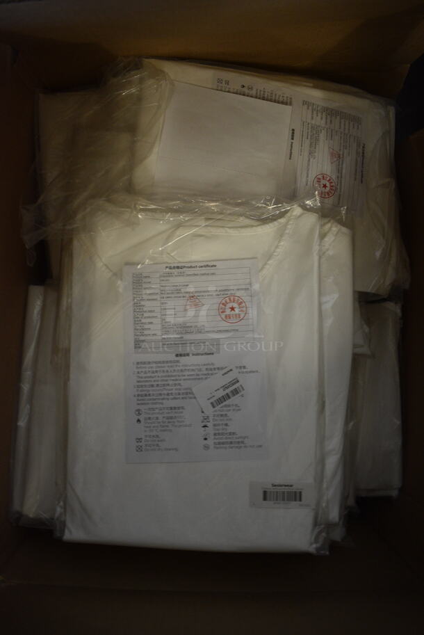 2 Boxes of Approximately 50 BRAND NEW! SW103L Disposable Isolation Gowns. 2 Times Your Bid! 