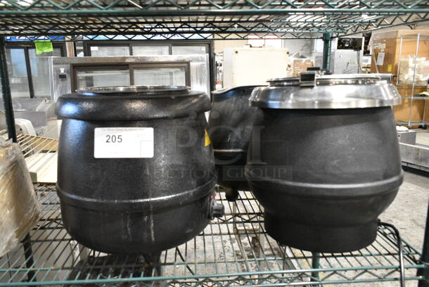 4 Metal Countertop Soup Kettle Food Warmer Including Glenray 1021803, VSK-1, Alfa. 4 Times Your Bid! Tested and Working!  - Image 1 of 12