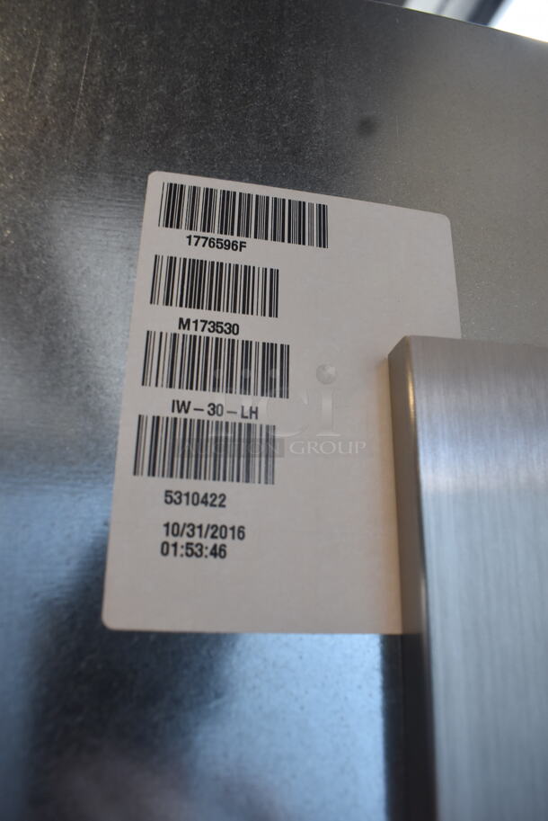 LIKE NEW! Sub Zero IW-30 Metal Commercial Single Door Reach In Wine Chiller Merchandiser. 115 Volts, 1 Phase. Unit Has Only Been Used a Few Times! Tested and Powers On But Does Not Get Cold - Image 6 of 7