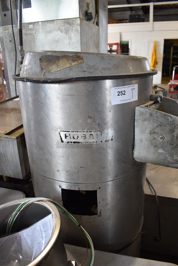 Hobart Metal Commercial Floor Style Potato Peeler. 115 Volts, 1 Phase. 24x30x68. Tested and Working! - Image 10 of 10