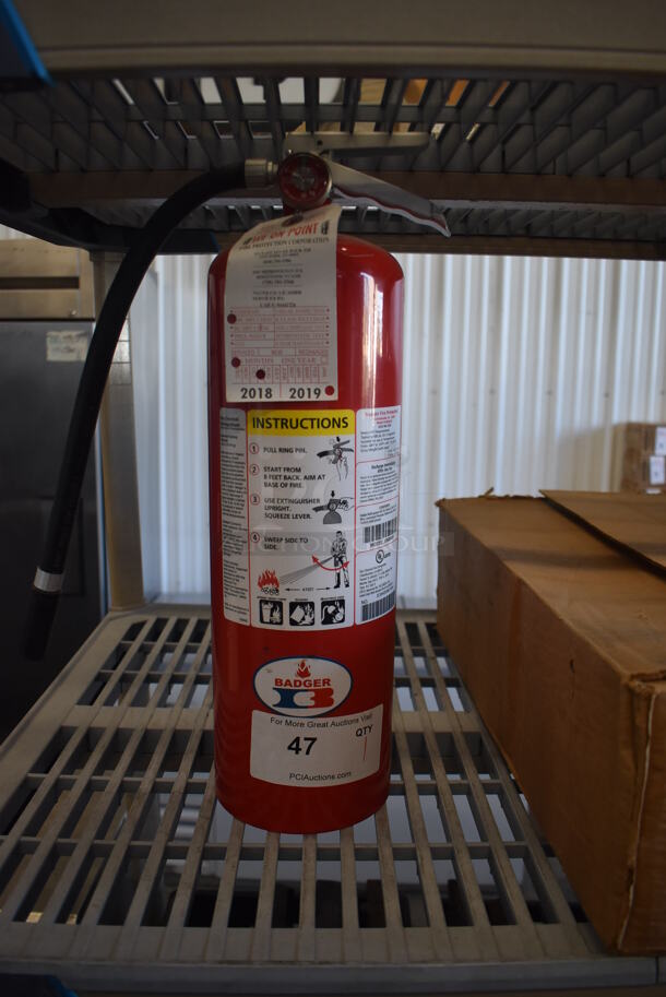 Badger Fire Extinguisher. Buyer Must Pick Up - We Will Not Ship This Item. 