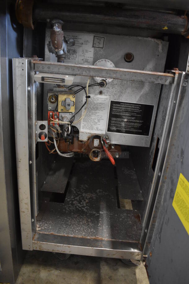Garland Model M35SS Stainless Steel Commercial Natural Gas Powered Deep Fat Fryer on Commercial Casters. 17x38x43.5 - Image 4 of 6