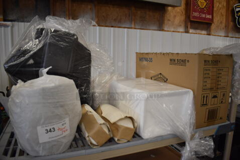 ALL ONE MONEY! Tier Lot of Various Paper Products Including Aluminum Pans