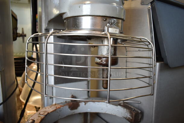 Hobart L-800C Metal Commercial Floor Style 80 Quart Planetary Dough Mixer w/ Bowl Guard. 480 Volts, 3 Phase.   - Image 3 of 12