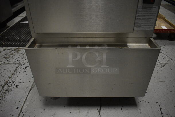 2012 Cleveland 24CGA10 SteamCraft Ultra 10 Stainless Steel Commercial Floor Style Natural Gas Powered 2 Deck Steam Cabinet. 125,000 BTU. 24x37.5x65.5. BUYER MUST REMOVE. Item Was in Working Condition on Last Day of Business. (kitchen) - Image 9 of 9