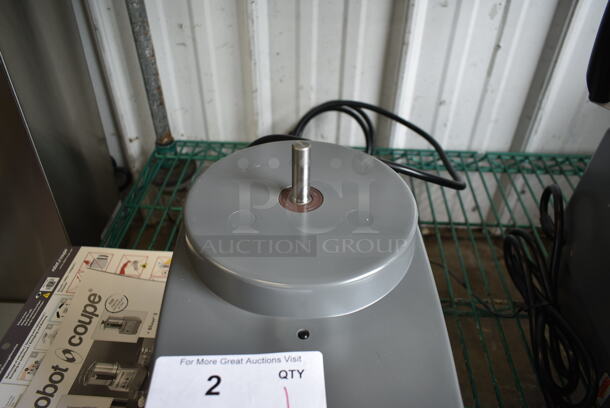 BRAND NEW SCRATCH AND DENT! Robot Coupe Blixer 2 Stainless Steel Commercial Countertop Food Processor w/ Bowl, Lid and S Blade. 120 Volts, 1 Phase. Tested and Working! - Image 5 of 10