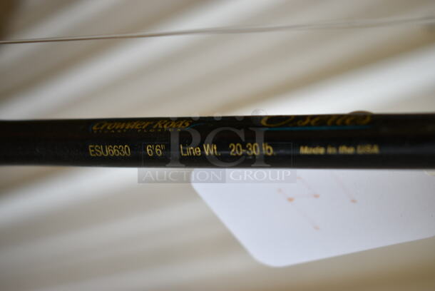 Crowder Rods ESU6630 E Series Fishing Rod w/ Shimano TLD 2 Speed 30A Reel.  - Image 12 of 12