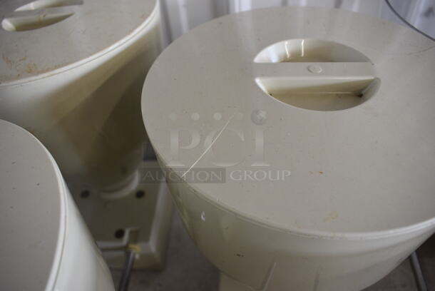 2 Poly Commercial Hoppers For Donut Pastry Filling Machine. Goes GREAT w/ Lot # 9! 9x11x13.5. 2 Times Your Bid!  - Image 5 of 5