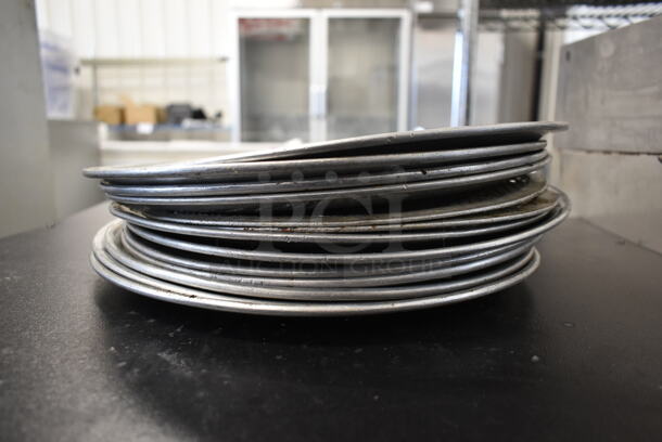 ALL ONE MONEY! Lot of 13 Round Metal Pans. - Image 2 of 3