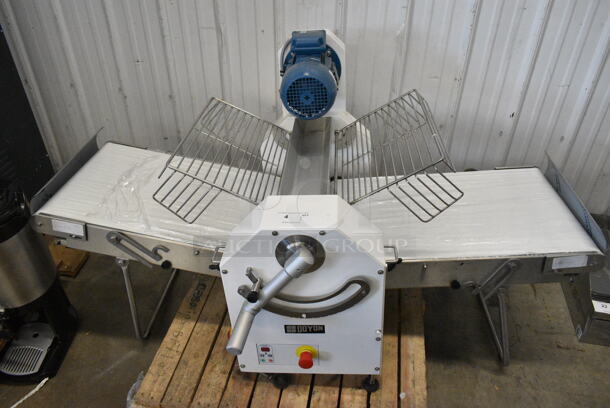 BRAND NEW SCRATCH AND DENT! 2024 Doyon LSA516 Metal Commercial Countertop 63" Reversible Dough Sheeter. 120 Volts, 1 Phase. Tested and Working! - Image 2 of 8