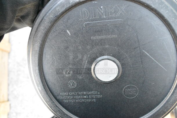 Metal 4 Tier Shelving Unit on Commercial Casters w/ 64 Carlisle Dinex Fenwick 10" Plates. BUYER MUST DISMANTLE. PCI CANNOT DISMANTLE FOR SHIPPING. PLEASE CONSIDER FREIGHT CHARGES. - Image 5 of 6