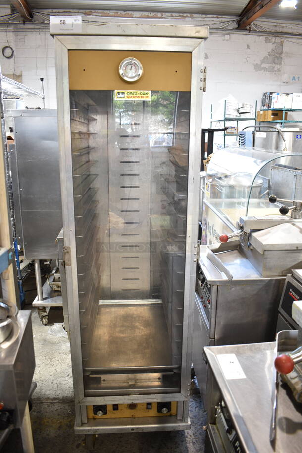 Cres Cor Metal Commercial Heated Holding Cabinet on Commercial Casters. Tested and Working! - Image 1 of 7