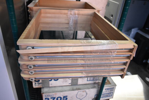 10 Wood Pattern Frames. 10 Times Your Bid! - Image 4 of 4