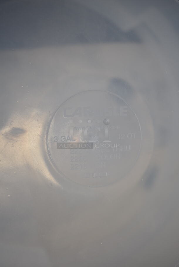 2 Carlisle 3 Gallon Clear Poly Beverage Dispensers. 2 Times Your Bid! - Image 7 of 7