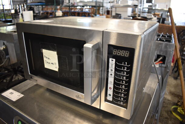 Amana Model RMS10TS Stainless Steel Commercial Countertop Microwave Oven. 120 Volts, 1 Phase. 20x14x12 - Image 2 of 5
