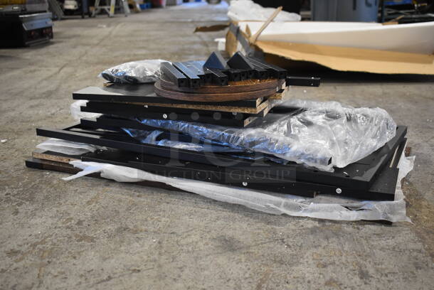 BRAND NEW SCRATCH AND DENT! Black Metal Pieces - Image 5 of 5