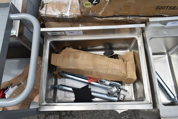 BRAND NEW SCRATCH AND DENT! Regency 600IB1824CP 18" x 24" Underbar Ice Bin with 7 Circuit Post-Mix Cold Plate and Bottle Holders - 51 lb. - Image 2 of 7