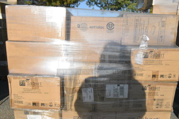 23 BRAND NEW! Boxes Including Sabert Containers, Eco EP-S011BLU Plasticware. 23 Times Your Bid!  - Image 2 of 9