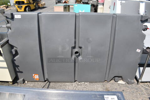 BRAND NEW SCRATCH AND DENT! PolyJohn HT01-0300 Grey 300 Gallon Holding Tank