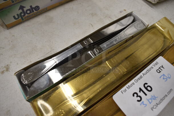 36 BRAND NEW IN BOX! Update Stainless Steel Dessert Knives. 8.5". 36 Times Your Bid! - Image 2 of 5