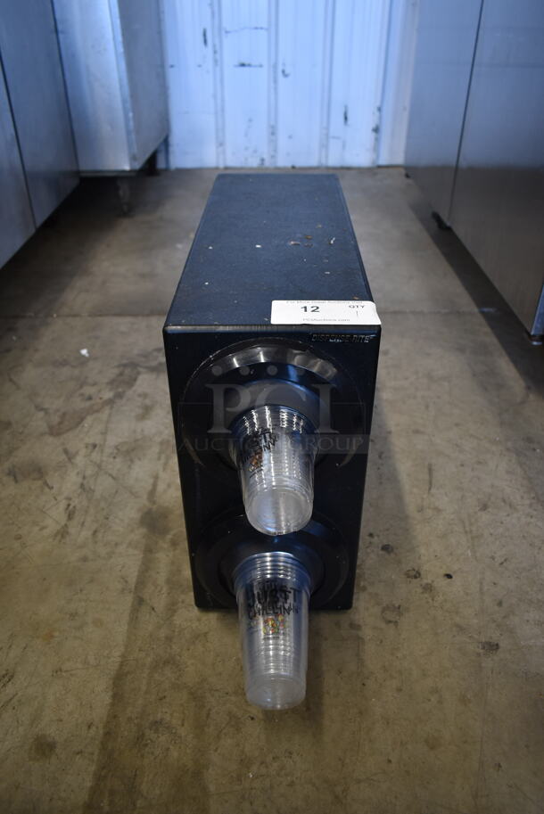 Dispense-Rite Black 2 Well Cup Dispenser. - Image 1 of 4