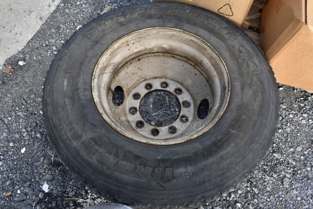 ALL ONE MONEY! Lot of Cooper CSD 444 Regroovable R-14439 Tire - Image 2 of 10