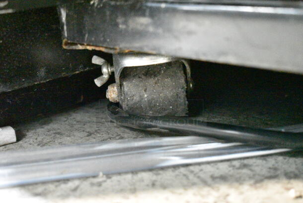 2017 True GDM-49F-HC Metal Commercial 2 Door Reach In Freezer Merchandiser w/ Poly Coated Racks on Commercial Casters. 115/208-230 Volts, 1 Phase.  - Image 5 of 6