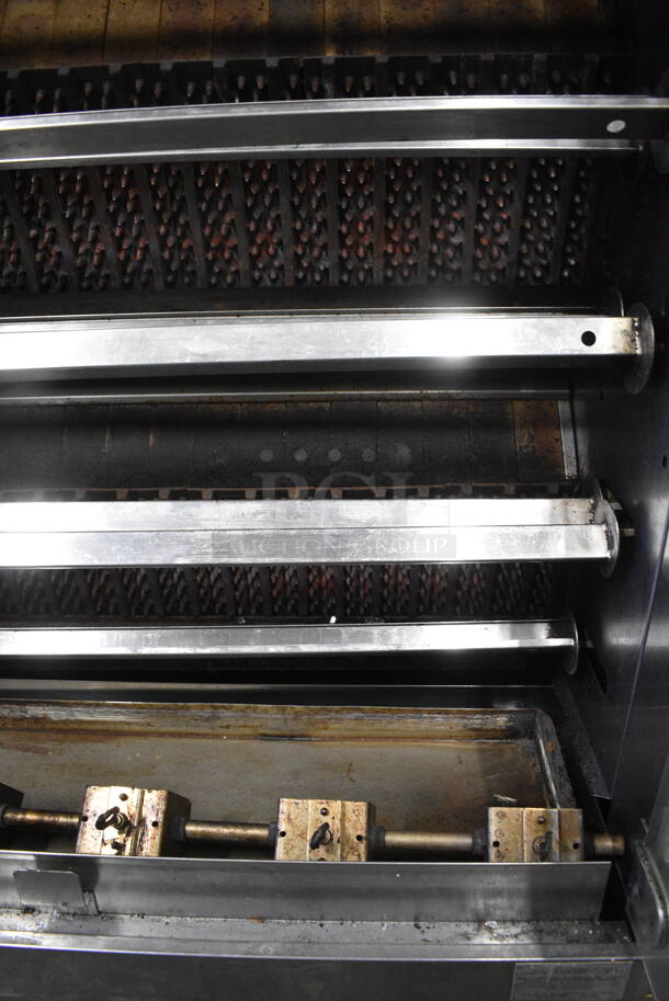 Rotisol 1350.8 Stainless Steel Commercial Floor Style Natural Gas Powered Rotisserie Oven on Commercial Casters. - Image 4 of 11