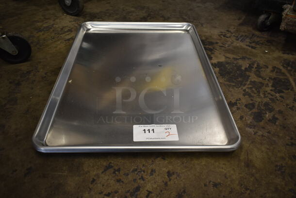 2 BRAND NEW SCRATCH AND DENT! Metal Full Size Baking Pans. 2 Times Your Bid!