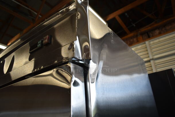 BRAND NEW SCRATCH AND DENT! 2022 Avantco 178SS2FHC Stainless Steel Commercial 2 Door Reach In Cooler. 115 Volts, 1 Phase. Tested and Working! - Image 5 of 12