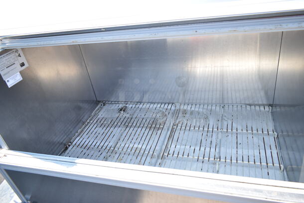 Beverage Air SMF49Y-1-S Stainless Steel Commercial Milk Cooler on Commercial Casters. 115 Volts, 1 Phase. Tested and Powers On But Does Not Get Cold
 - Image 4 of 5