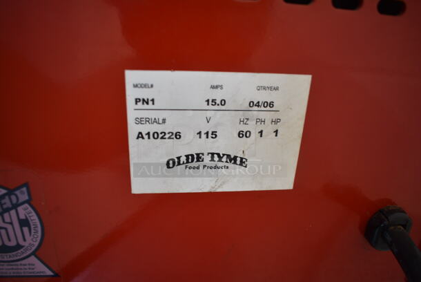 Olde Tyme PN1 Stainless Steel Commercial Countertop Nut Grinder Base. 115 Volts, 1 Phase. Tested and Does Not Power On - Image 5 of 5