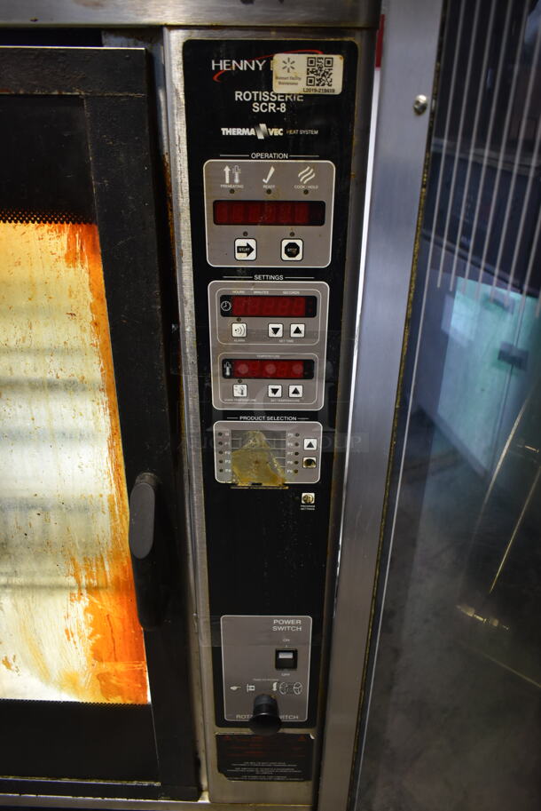 2 Henny Penny SCR-8 Stainless Steel Commercial Electric Powered Rotisserie Ovens. 250 Volts, 3 Phase. 2 Times Your Bid! - Image 7 of 8