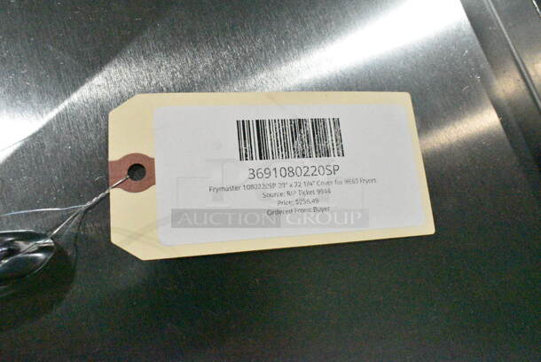 4 BRAND NEW SCRATCH AND DENT! Items Including 3698230368 Frymaster 8230368 17" x 18" Chicken / Fish Plate for MJCF Fryers, 3698102235 Frymaster 8102235 Basket Support Rack, 3691080220SP Frymaster 1080220SP 20" x 22 1/4" Cover for RE80 Fryers, 3698239414 Frymaster 8239414 14 5/8" x 19 3/8" Stainless Steel Full Pot Fryer Cover. 4 Times Your Bid!  - Image 8 of 10