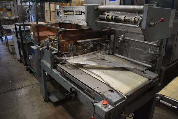 Hanagata Model HP-10 Metal Commercial Floor Style Automatic L Sealer on Commercial Casters. 200 Volts, 3 Phase. 66x36x56 - Image 3 of 11