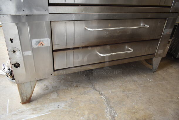 2 Bakers Pride Stainless Steel Commercial Natural Gas Powered Single Deck Pizza Oven. 2 Times Your Bid! - Image 3 of 11
