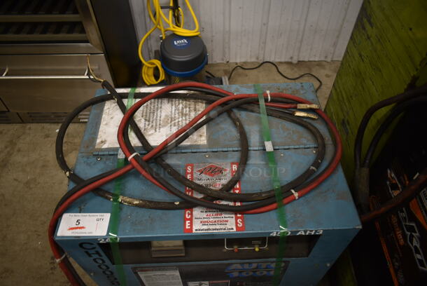 Hertner TN-12-450 Auto 1000 Metal Industrial Forklift Battery Charger. 208/240/480 Volts, 3 Phase.  - Image 2 of 6