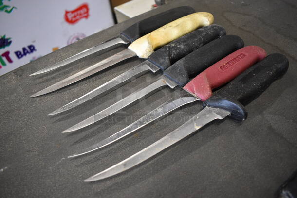6 Sharpened Stainless Steel Fillet Knives. Includes 11". 6 Times Your Bid! - Image 4 of 4