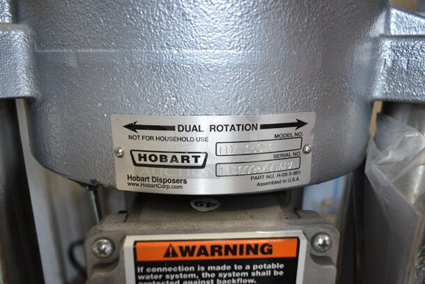 BRAND NEW SCRATCH AND DENT! Hobart FD4/150-1 Commercial Garbage Disposer with Adjustable Flanged Feet. 208-230/460 Volts. - Image 5 of 5